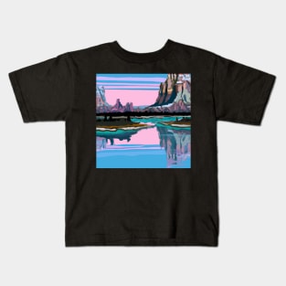 Scenic Mountain View Kids T-Shirt